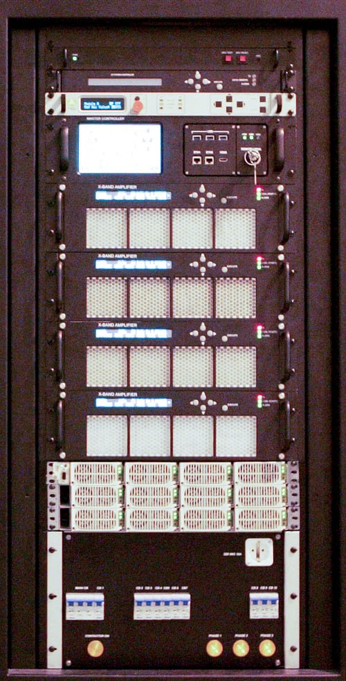 UniMatrix X Band 1.86 6.6kW Indoor Power Amplifier System