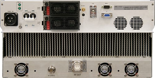 L-Band High Power Amplifier 400W DHPA 1670X Rear Panel